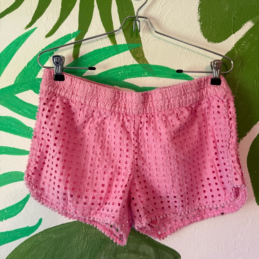Lilly Pulitzer for Target Bubblegum Pink Eyelet Athletic Shorts